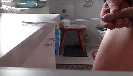 Small penis urethra insertion