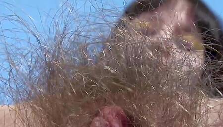 Cute Petite Hairy Girls Anal Toy