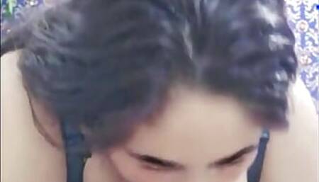 Big Boobs Indian MILF Wife Sucking Dick of Her Husband