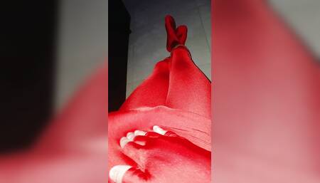 Having fun at home with my Superboy zentai costume