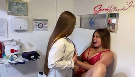 Stunning Blonde Nurse Sara Relieves My Headache with Sex