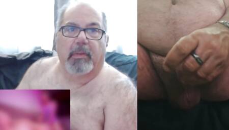 Wanking off While Commenting on Porn