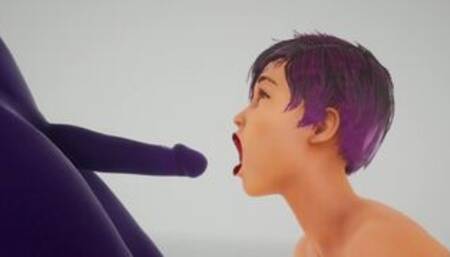 3d alien monster impregnates earthly beauty | wild life