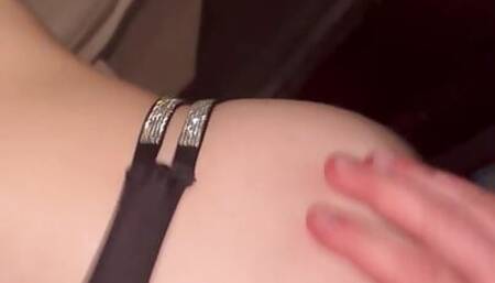 18 Year Old Sorority College Slut Gets Fucked in Public Carpark Doggystyle