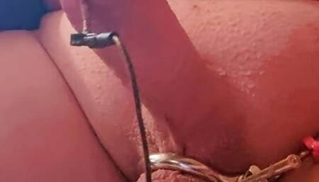 Short estim session