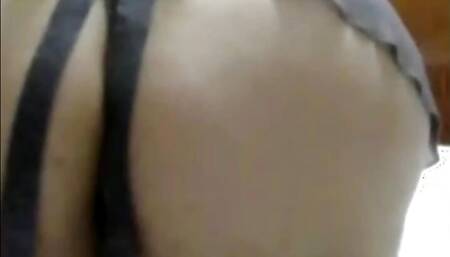 sexy chubby milf expands her ass with a dildo