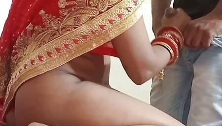 Desi newly married girl fucking hardcore beautiful sex with husband
