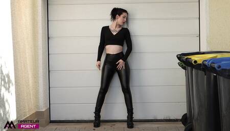 \nWell, do you like her new leather leggings?