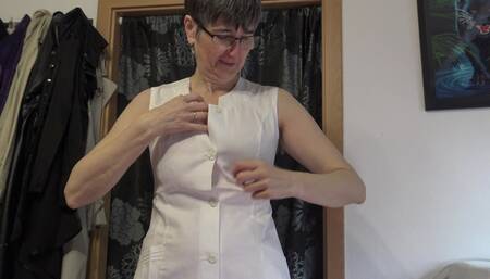 Handjob in White Apron