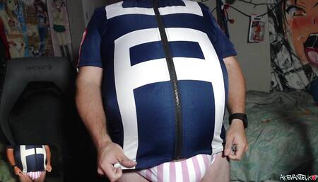 Blue Gym Top Big INflation