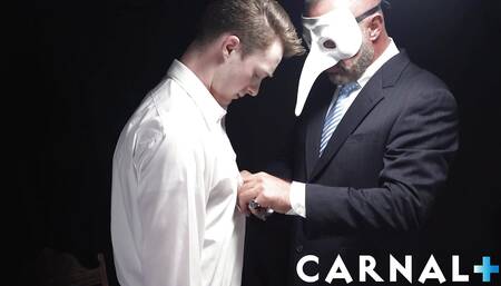 MasonicBoys Hot bottom Cole Blue plays with hole for masked holy men