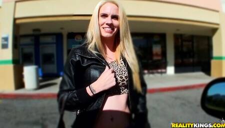 Blonde babe Jewels Devine nicely fucked in the missionary pose