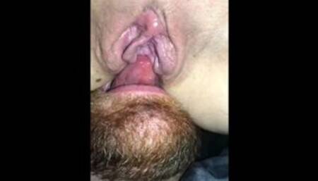 MILFs Creamy Pussy & Dirty Ass Licked While Jerking Off His Uncut Cock (Huge Cumshot In Slow Motion)
