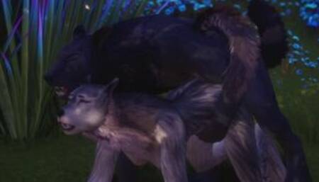 Rahn The Wolf Anal Knots & Cums Inside Female Wolf / Wild Life Furries