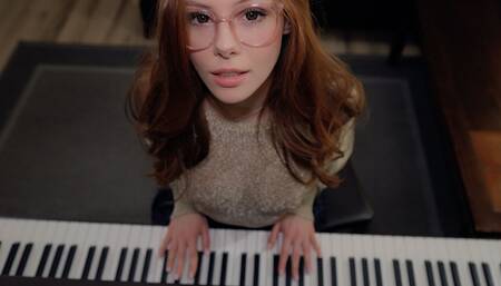 Music Is Fun When a Student Has No Panties Piano Lessons Sex with Teacher Sex Therapy
