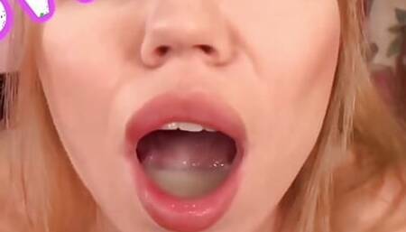 Swallow cum