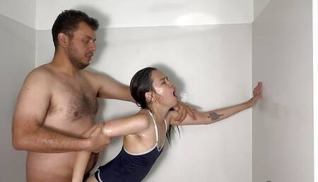 ASIAN 18 YO FILIPINA FUCKED AFTERPOOL IN A SEXY SWIMSUIT BY A BIG FAT MAN