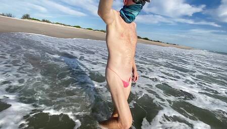 Panties at the beach