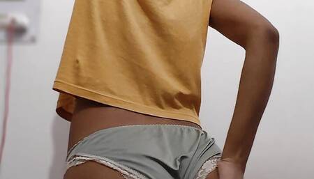 Stunning punjabi girl showing off to her long distance boyfriend