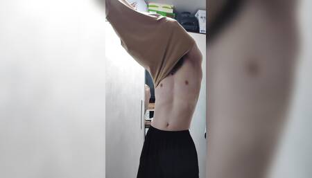 Hot Flexing with Take Shower