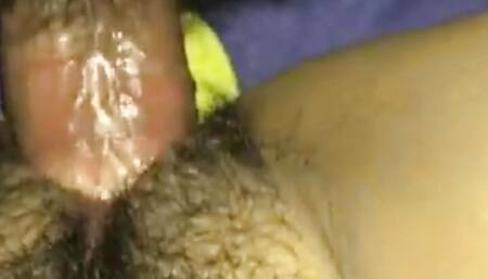 My wife fucked with me heavy load in her pussy