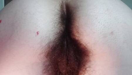 Explore my hairy body from front and back