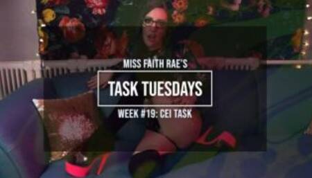A Tasty Task for Cum Eaters - Miss Faith Rae's Femdom Audio CEI Task Cum Eating Instructions - HD 10