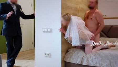 Wedding Fuck of a Depraved StepMom with Her Stepson - SexWife Djelka Bianki cheats on her Husband