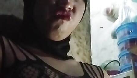 Sissy femboy hijab playing anal and masturbation compilation