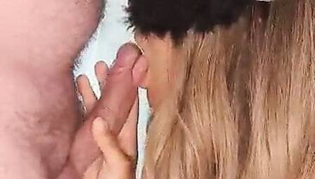 Quick Blowjob before work