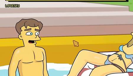 Simpsons - Burns Mansion - Part 23 Swimming Naked And CowGirl POV By LoveSkySanX