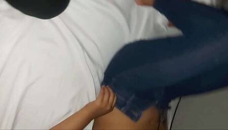 “Hey! Cut it out, it hurts so bad!” This is what the Latina amateur, Danfer001, cries out while getting anal sex from her friend in this homemade video.