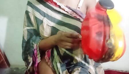Arab mom wants big dick Muslim Auntie Play With Toy's Big tits Boob's