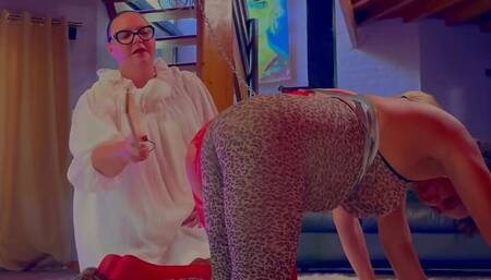 Dominatrix Mistress April - Lesbian slave competition