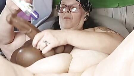 Monsterous Vibrations Outside She Takes That Sexdoll Wayup Inside