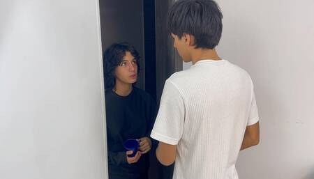 The New Neighbor in My Unit Is Very Horny and Comes to Ask Me to Fuck Her Hard and Cum Inside Her