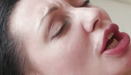 Slutty MILF Eva Ann Gets Licked and Fingered as Cuckold Watches