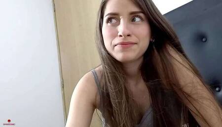 My dumb step-sister finds me naked, convinces her to strip and bangs me hard