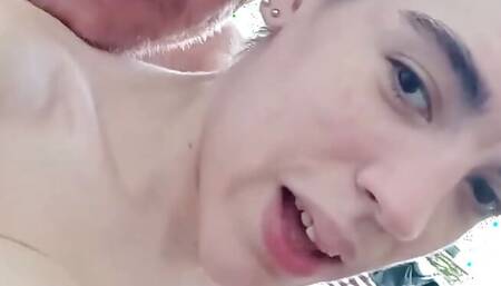 Balcony Boobs - Outdoor Fun