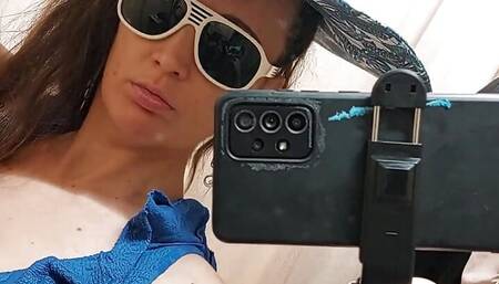 Amateur wife hairy pussy fitting room???? Sexy Latina with big ass, hairy pussy, big nipples