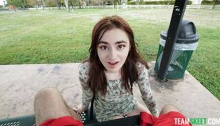 Shy Girl At The Park