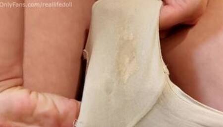 Showing you the panties I wore during December