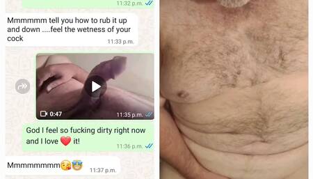 76CurvyNThick -  Chubby Daddy has Hot ???? Sexting with FWB - Filthy