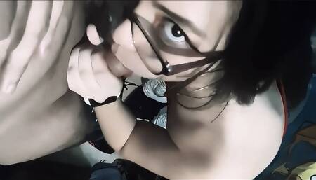 One of the best close-up blowjobs you'll ever see!-KITTYDJ