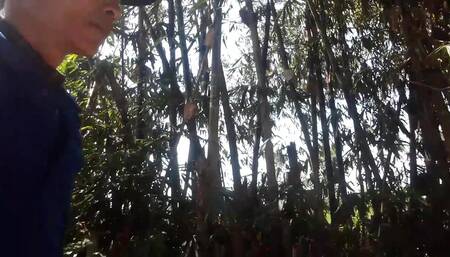 Just get caught, want to masturbate, on the edge of the cage, until peeing