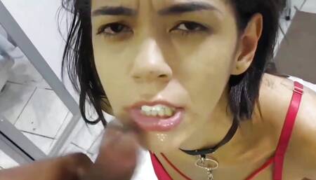 Evelyn Foxx - first time being submissive. Insane sex. He endured the thick and huge cock of actor Glaucio Scorpion all in his ass.