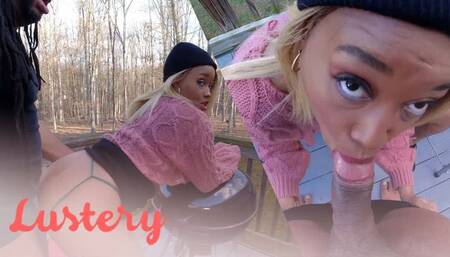 Black Amateur Pornstars Get Horny On Back Porch - Lustery