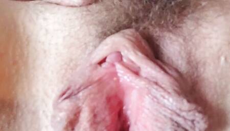 amateur munichgold closeup hairy butterfly pussy with long labia mastrobed for you