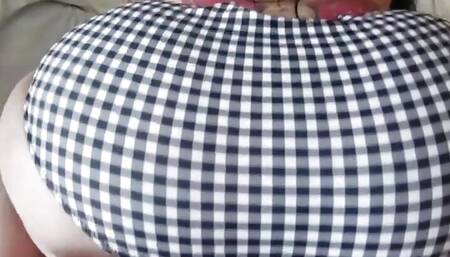 Beautiful Tattooed Tgirl Sunbathing on Balcony Sucks and Fucks BBC