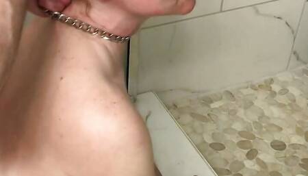 Submissive Jade Kink Shower rough fuck mirror front